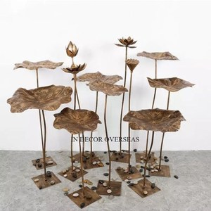 Look brillant entièrement plaqué or de haute qualité métal de qualité supérieure Unique fantaisie Designer look élégant décor de table de mariage - Product Image 2