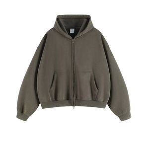 Hoodies Hiver Long À Capuche Adulte Acide Lavage Imprimer En Gros - Product Image 4