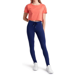 Camiseta corta de verano para mujer, camiseta sólida de manga corta con cuello redondo, ropa informal, Camiseta corta de alta calidad para mujer - Product Image 2