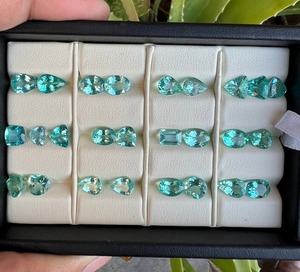 Citrine de Santa Maria, pierre précieuse naturelle, taille ronde facettée brillante, pierre de naissance de mars, pierre précieuse en vrac, bijou, 3-6 carats - Product Image 4