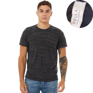 Meilleurs fournisseurs fabricants de t-shirts à manches courtes Bella Canvas en polyester/coton tri-mélange de haute qualité, coupe ajustée - Product Image 2