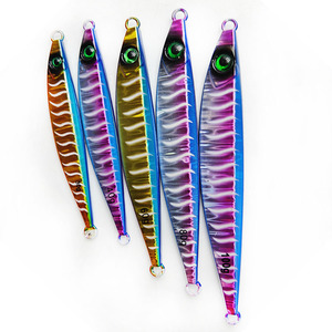 Nuevo Oem30g 40g 60g 80g 100g Metal Jig Uv Señuelo luminoso Hundimiento Jig Sardinas Señuelo de pesca para agua de mar - Product Image 5