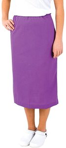 Jupes de travail sur mesure pour femmes, en coton satiné naturel de haute qualité, respirantes, couleurs et tailles personnalisables, vente en gros OEM - Product Image 5
