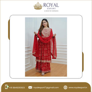 Dupatta-traje de fiesta de boda, traje de rayón especial, Kurti, bordado, trabajo en Yog y trabajo de encaje, colección de traje Palazzo - Product Image 4