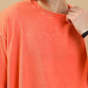 Camiseta de Moda Casual Clásica, Lavado Ácido, Tejido Suave y Cómodo, Ideal para Uso Diario, Larga Duración, Nueva Llegada - Product Image 5