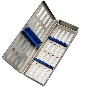 Lot de 4 instruments chirurgicaux allemands assortis kit de cassette de stérilisation en autoclave de haute qualité qualité allemande - Product Image 5