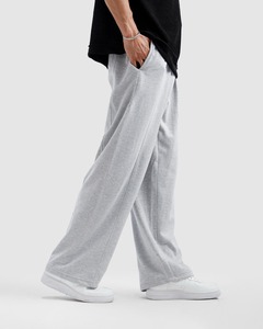 กางเกงวอร์มขาบานผู้ชายผ้าฝ้ายขนแกะ100% กางเกงวอร์มขาบานสำหรับออกกำลังกายในยิมกำหนดได้เอง2025 - Product Image 6