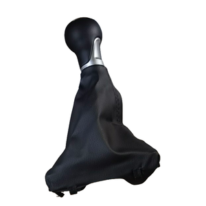 Perilla de cambio de marchas automática de PU apta para <span class=keywords><strong>AUDI</strong></span> <span class=keywords><strong>A4</strong></span> A5 B8 Q5 <span class=keywords><strong>s</strong></span>-<span class=keywords><strong>line</strong></span> con perilla cubierta de la manija engranaje konb - Product Image 1