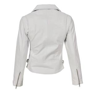 Veste en cuir chaude d'hiver de haute qualité pour hommes avec col montant Manteaux en cuir originaux avec logo personnalisé - Product Image 5