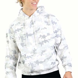 เสื้อสเวตเตอร์แบบสวมหัวของผู้ชายเสื้อมีฮู้ดผ้าคอตตอนเปิดไหล่และ100% โลโก้ตามสั่งสำหรับผู้ชาย - Product Image 4