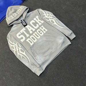 Sweat à capuche en molleton de coton pour homme de qualité supérieure, style zippé, impression sur tissu, fermeture éclair, en vente - Product Image 2