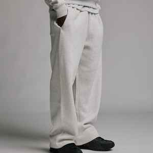กางเกงสเวตเตอร์แบบกว้างของผู้ชายกางเกงสำหรับวิ่งแบบสั่งตัดผ้าคอตตอนทรงหลวมสำหรับผู้ชายและ100% - Product Image 1