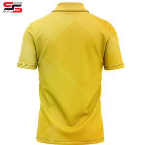 Polo de golf pour hommes, imprimé personnalisé, col côtelé entièrement sublimé, vêtements de sport boutonnés, polos à séchage rapide - Product Image 2