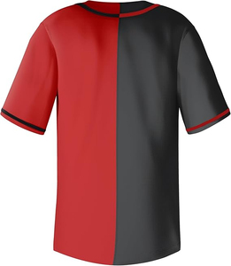 Men's Baseball Jerseys Breathable Short Sleeve Hip Hop Sports Casual Button Down Uniforms Blank Shirts Set - Product Image 5