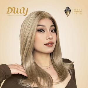 Mimi-DWY 18-Inch Straight Blonde Filter <b>Lace</b> <b>Wig</b> 13x6 Free Part Glueless Design with Transparent <b>Lace</b> - Product Image 1