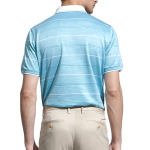 Logo personnalisé OEM Polo de golf personnalisé de luxe en coton et polyester de haute qualité Polo de golf en bambou avec évacuation de l'humidité pour hommes - Product Image 3