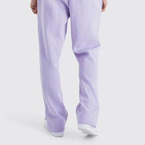 Conjunto de chándal de pantalón acampanado lavado ácido 100% algodón temporada de invierno cuello con capucha con nuevo diseño patrón sólido de alta calidad al por mayor - Product Image 6