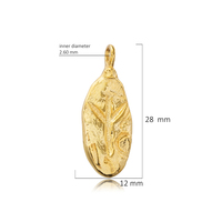 Viking Algiz Rune pendentif en argent breloque en argent sterling 925 pendentif turc fait à la main bijoux fins