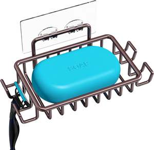 Jabonera de Acero Inoxidable SUBHAN INTERNATIONAL SI-SC-2, Estructura Resistente, Durabilidad Prolongada, Ahorro de Espacio, Accesorio de Baño - Product Image 1