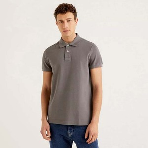 Chemise de golf d'affaires à manches courtes pour homme de haute qualité en jersey de coton et fibre de bambou, grande taille, été, anti-plis, séchage rapide - Product Image 1
