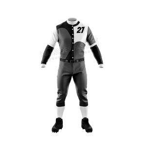Tenues de baseball pour hommes de qualité supérieure, en spandex/coton, avec logo d'équipe personnalisé, toutes saisons, impression de logo personnalisée, service OEM - Product Image 4