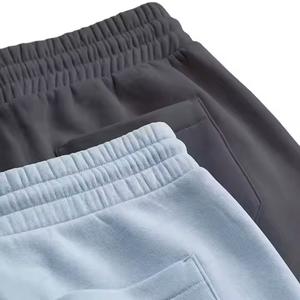 <b>Men's</b> Custom Cotton Fleece French Terry Drawstring Gym <b>Shorts</b> Wholesale Casual Outdoor Sports Jersey <b>Sweat</b> <b>Shorts</b> Solid Pattern - Product Image 5