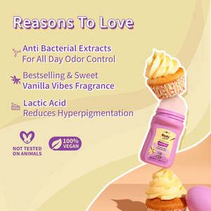 Desodorante en Barra Vanilla Vibes de BodyLovin'-Aroma Floral, Bálsamo Mineral Refrescante, Halal y Vegano - Product Image 3