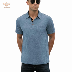 Men's Casual for Polo <b>Shirts</b> Premium Quality 100% Cotton Quick Dry <b>Collared</b> <b>T</b>-<b>Shirt</b> Short Sleeve Wholesale Bangladesh - Product Image 4