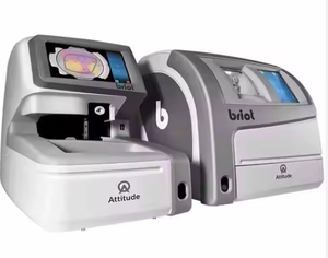 Machine optique automatique de découpe de verres sans gabarit avec système de perçage, rainurage et polissage pour laboratoire d'optique, prête à être expédiée - Product Image 1