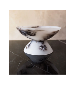 Bol à crème glacée en résine fabriqué à la main sans danger pour les aliments avec motif incurvé et utilisé pour contenir de la confiture de salade et de la crème glacée à vendre - Product Image 5