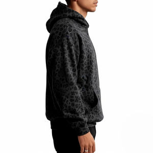 Hot Sale Luxury Style Good Quality Men <b>Leopard</b>-<b>print</b> <b>Hoodie</b> Casual And Outdoor Usage Printed Men <b>Hoodie</b> For Sale - Product Image 3