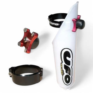 Kit de Démarrage Rapide UFO YA04822046 : Couvre-fourches et Protections Inférieures Blanches pour Motos Yamaha YZF 250/400 - Product Image 1