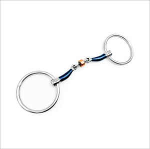 Nouvelle arrivée, mors à bouche en caoutchouc Mullen, en acier inoxydable, pour l'équitation - Product Image 1
