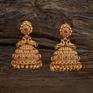 Pendientes Colgantes Antiguos Clásicos Religiosos de Aleación de Zinc con Perla y Circonita para Fiesta de Boda, Modelo 176289 - Product Image 6