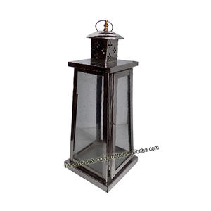 Linternas colgantes de acero y vidrio de último diseño, linterna de Vela decorativa para fiesta, Festival, sala de estar, entrada, novedad - Product Image 6