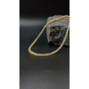 Yellow Ethiopian <b>Opal</b> Crystal <b>Necklace</b> - Product Image 3