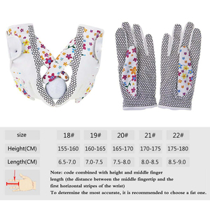 Fabricante personalizado OEM guantes de golf de invierno para hombres de color a granel Cabretta cuero lavable impresión adulto deportes equipo - Product Image 5