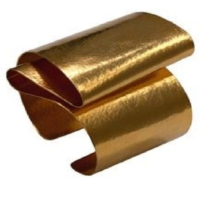 Touchstone Indian Stylish Handcrafted Stylish Intricate Designer Jewelry Broad <b>Cuff</b> <b>Bracelet</b> in Brass <b>Bracelets</b> for Sale - Product Image 3
