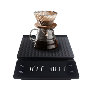 Báscula Digital de Cocina de Alta Precisión 3kg/0.1g con Pantalla LCD Retroiluminada y Temporizador de Vidrio para Medir Peso de Alimentos y Café - Product Image 6
