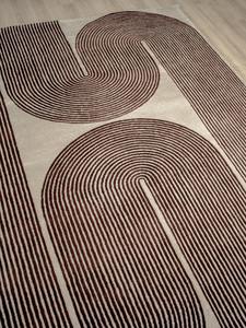 Tallira Luxury Wool Area Rug Viper Design with Modern <b>Snake</b> Pattern for Living Room or Bedroom by Rug Collection - Product Image 6