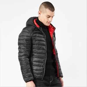 Men's Fashionable <b>Thin</b> Puffer Bubble <b>Jacket</b> Quilted Warm Winter Coat Lightweight Cozy Outerwear for Cold Weather - Product Image 3