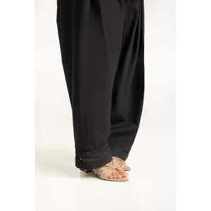 Pantalones Casuales de Cintura Alta para Mujer Khaddar, Pantalones Harem Transpirables con Estilo Cargo y Técnica Arrugada IPT-55348 - Product Image 2