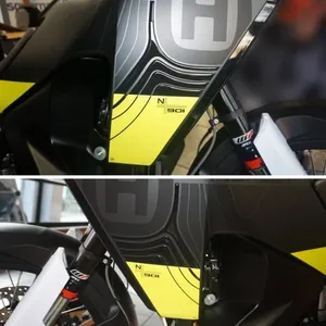 Autocollants de déflecteur latéral de réservoir 3D pour Husqvarna Norden 901, accessoires de moto compatibles - Product Image 3