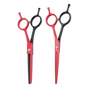 Ciseaux de coiffeur professionnels en acier inoxydable Ciseaux de coupe de cheveux à lame droite de haute qualité Outil de beauté à pointe pointue - Product Image 2