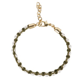 Handwoven Fabric and Metal and Beads Bracelets with Artistic fusion of <strong>Materials</strong> for Bohemian Wear