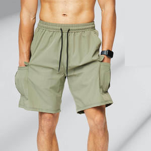 Pantalones cortos deportivos para hombre, atléticos, transpirables, ligeros, de secado rápido, para correr, entrenar, con cintura elástica, cómodos, ropa deportiva para hacer ejercicio. - Product Image 1