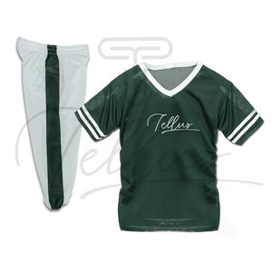 Ensembles d'uniformes de football américain personnalisables de haute qualité pour enfants, respirants, à séchage rapide, 100 % polyester, options de personnalisation complètes - Product Image 2