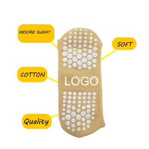 High-Crew Athlete Sport <b>Socks</b> for Autumn Season Multicolored Anti-Slip <b>Grip</b> Football <b>Socks</b> with Customized Logo on Cuff - Product Image 2