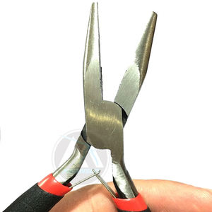 Alicates para el cabello de acero inoxidable de belleza de alta calidad, Alicates de punta, herramientas de extensión de cabello Diy, alicates de tipo plano, abrazadera para extensiones de cabello - Product Image 2