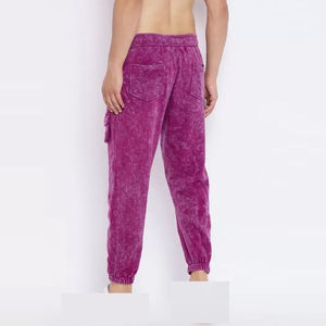 กางเกงวอร์มผ้าฟลีซทรงหลวมสไตล์ลำลองสำหรับผู้ชายปรับแต่งโลโก้ได้กางเกงซักได้หลายสีและขนาด - Product Image 2